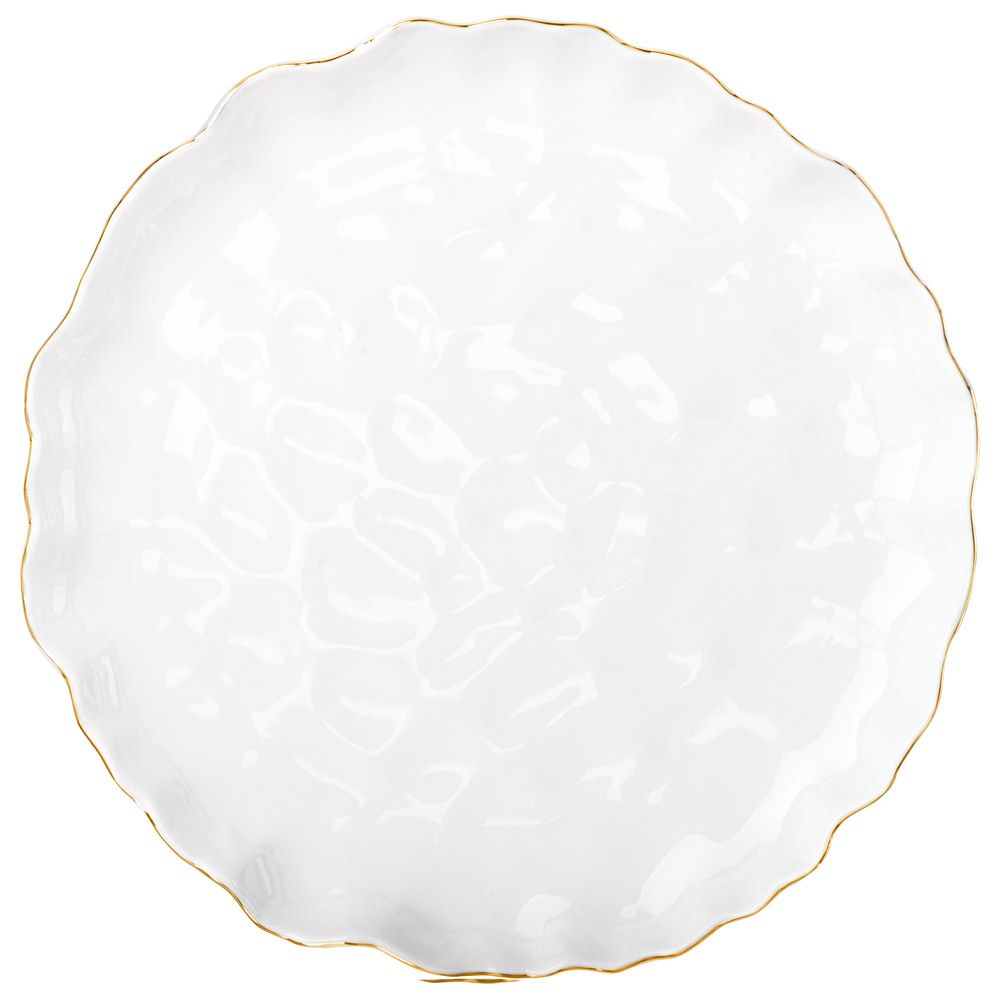 НАБОР ТАРЕЛОК ОБЕДЕННЫХ LEFARD "CHARM" 2 ШТ., 26,5*3 СМ (С ЗОЛОТОЙ ЛИНИЕЙ)