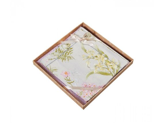 Простынь с наволочками в сатине 1621 ASABELLA Италия.