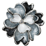 Брошь Shadore Цветок XZ1153.2 BW/S