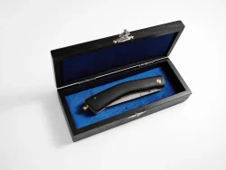 Складной нож "Гриф", сталь Х12МФ, рукоять черный мореный граб