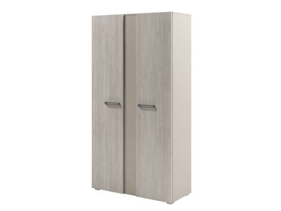 Стеллаж высокий широкий с планкой 950х414х1820 D-77 Акация Морава/Кашемир серый