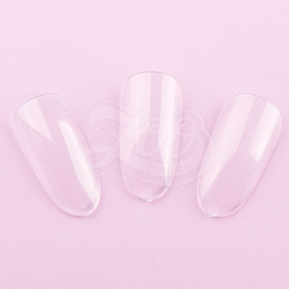 Zoo - Типсы формы миндаль прозрачные, 50шт