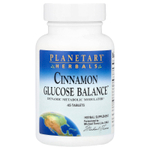 Planetary Herbals, Cinnamon Glucose Balance ™, 45 таблеток