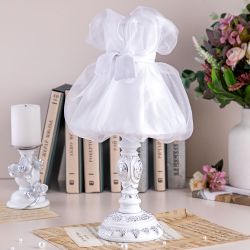 Настольная лампа Корса Сильвер Мадлен Белый