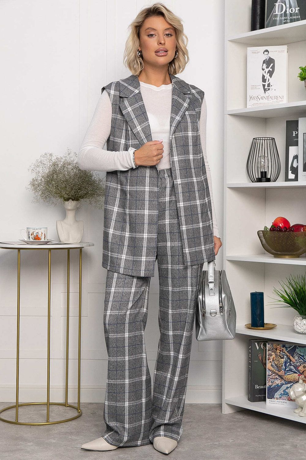 Костюм брючный Амстердам (светло-серый) К14290-12М LT Collection