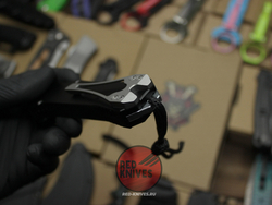 Нож Heretic Hydra V4 Single Edge S/E Standard - черная рукоять, светлый клинок