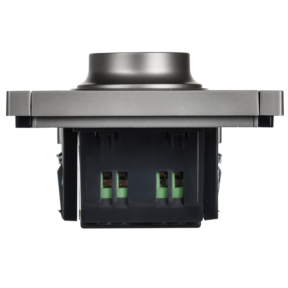 FORTE&PIANO Светорегулятор поворотно-нажимной 600Вт FP554 сталь IEK