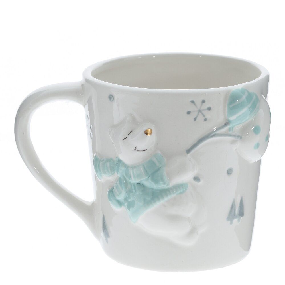 GAEM Кружка "Белый медведь", 400 мл, L13 W9 H9 см