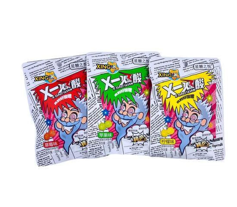 Леденцы кислые X-BAD suan 20г