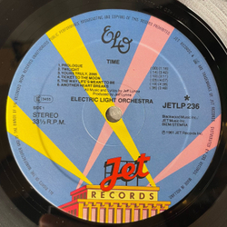 Винтажная виниловая пластинка LP Electric Light Orchestra ELO Time (Нидерланды 1981)