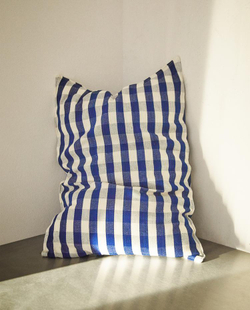 ZARA HOME НАВОЛОЧКА В КЛЕТКУ, СИНИЙ