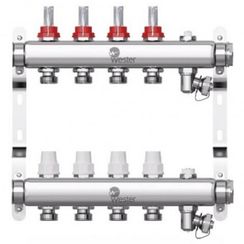 Коллектор Wester нерж. 1-3/4 в сборе с расходомерами на 4 выхода, W902.4