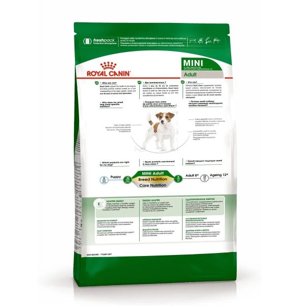 Сухой корм Royal Canin Mini Adult для взрослых собак мелких размеров от 10 месяцев