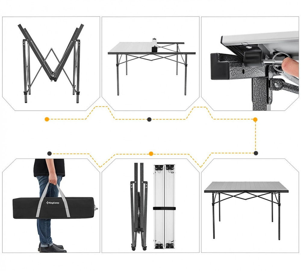 СТОЛ СКЛАДНОЙ KINGCAMP 2133 GRANITE