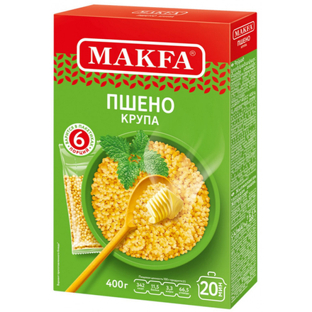 Крупа пшено Makfa 400 гр
