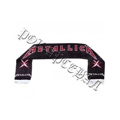 Шарф вязаный Metallica