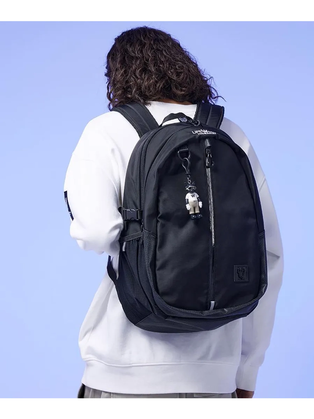 Вертикальный водонепроницаемый рюкзак на молнии