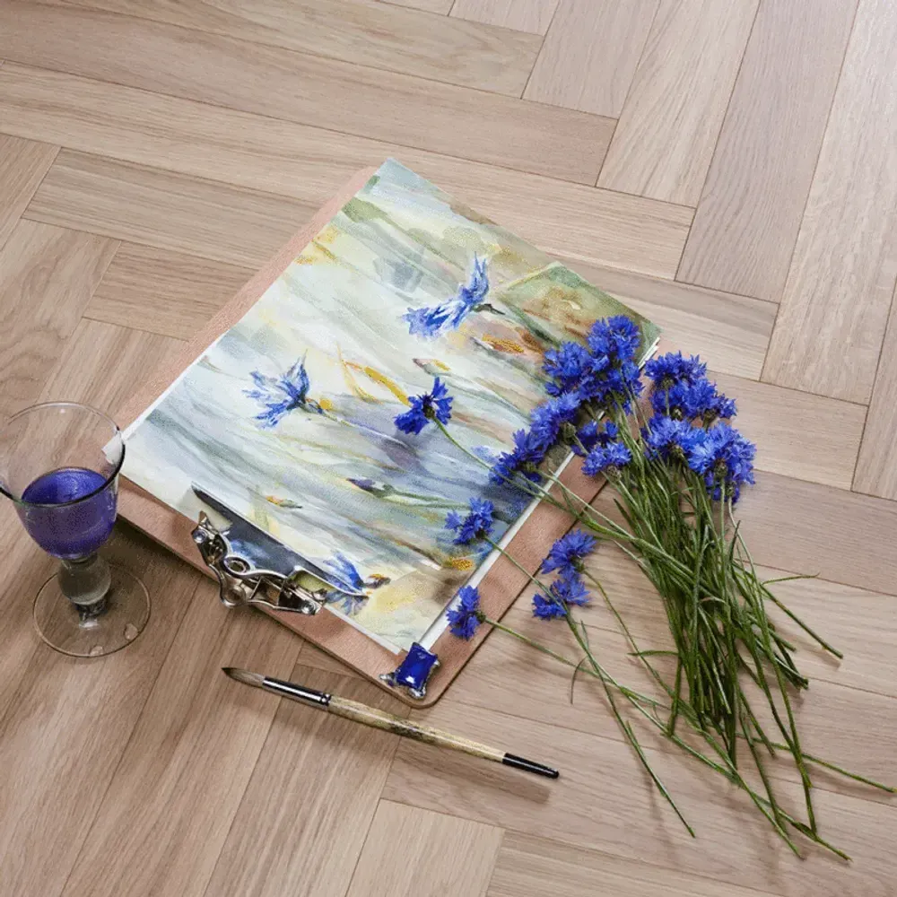 Инженерный паркет Coswick Дуб Серый Дэви (Davy's Grey) Шелковое масло ультраматовое