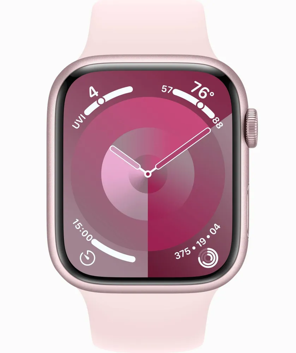 Умные часы Apple Watch Series 9 45mm Pink Al Light Pink SB M/L GPS (MR9H3)
