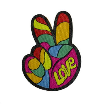 Термонаклейка на рюкзак и на одежду. Love