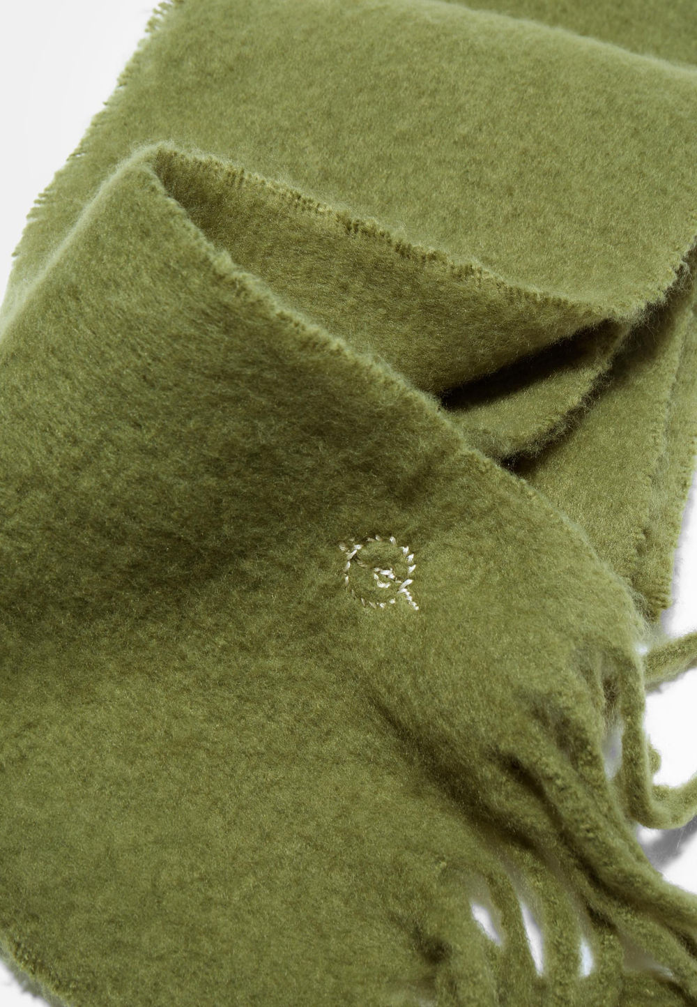 STRADIVARIUS Базовый шарф, оливково-зеленый