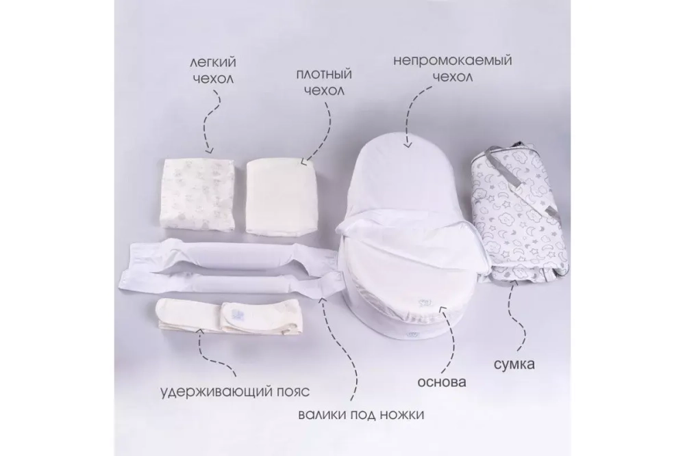 Матрас (кокон) Зевушка 70*40*20 см