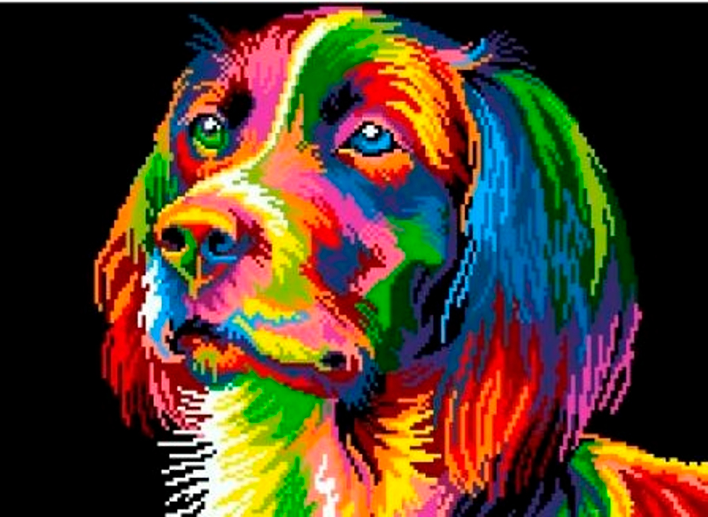 К-1048 Радужный пес. НОВИНКА!!!