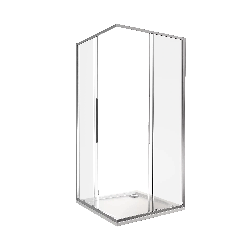 Душевой уголок Good Door IDEA CR-80-C-CH стекло прозрачное/профиль хром