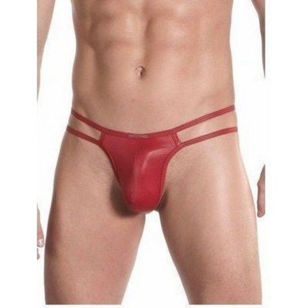 Мужские трусы тонги вишневые Olaf Benz mini thong cherry