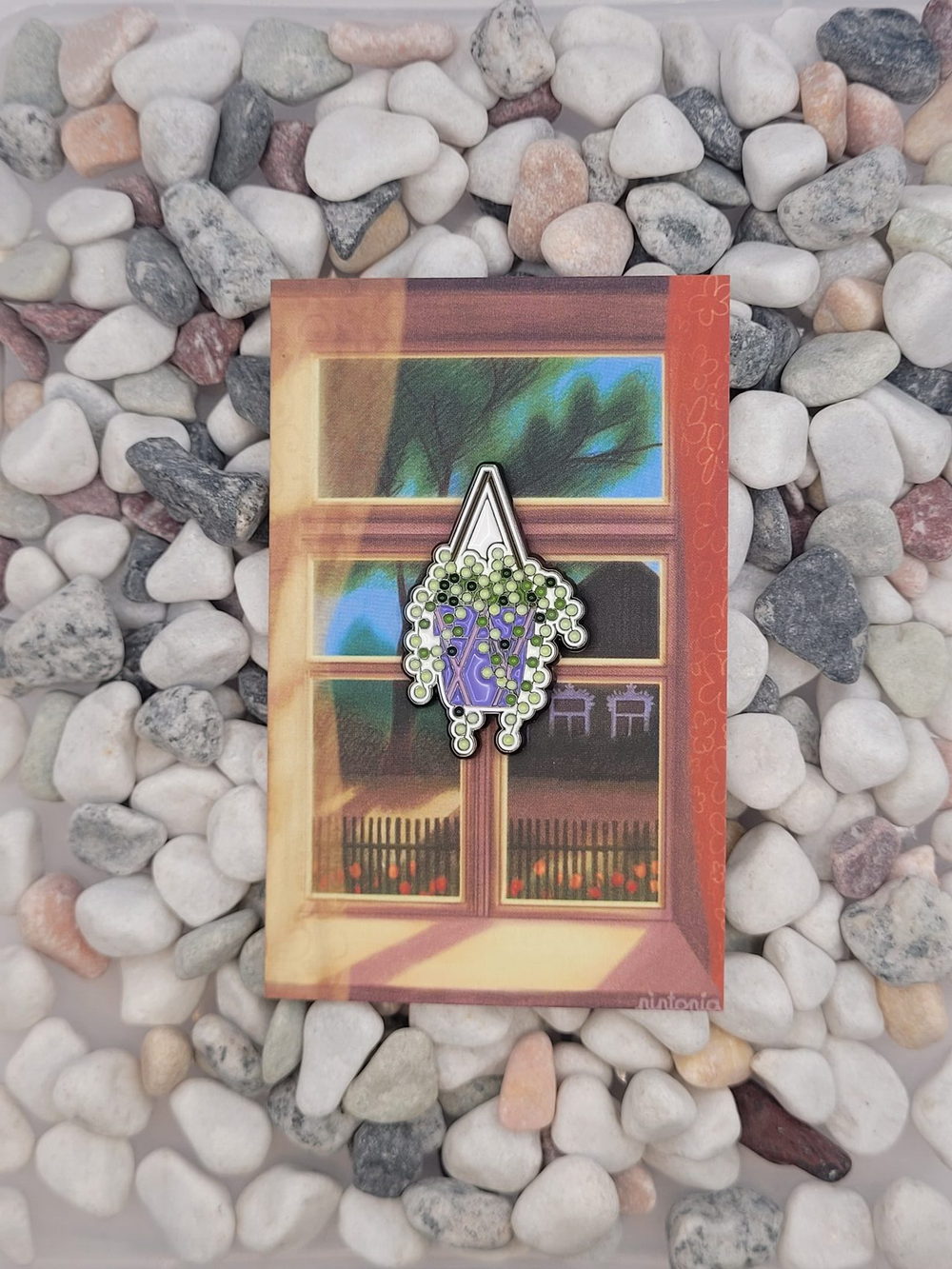 Значок Крестовник Роули