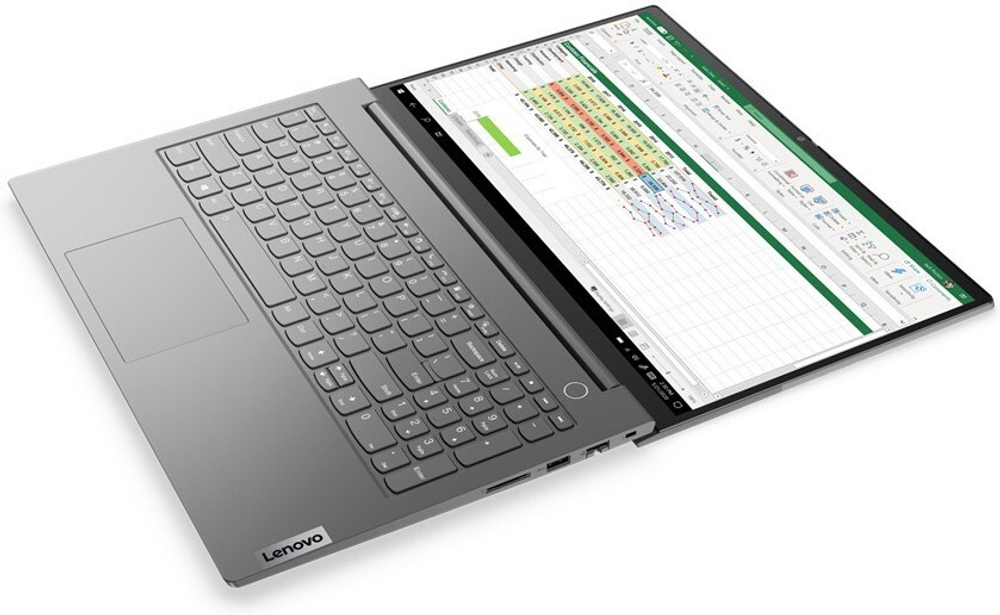 Ноутбук Lenovo ThinkBook 15 Gen 2 15.6;(1920x1080)/ i3-1115G4(3ГГц)/ 8Гб/ 256Gb SSD/ UHD Graphics/ Без ОС/ Серый 20VE0054RU