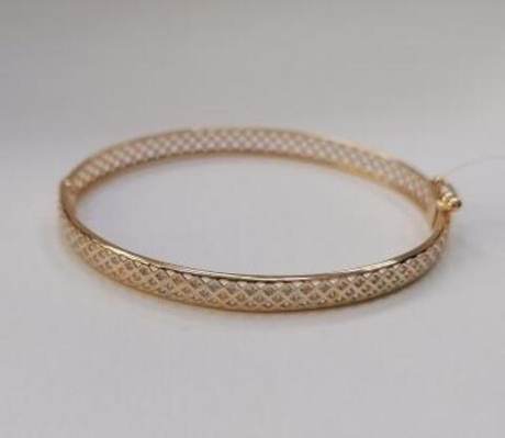 Браслет из золота с фианитами