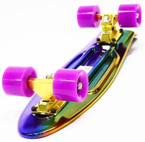 Пенни борд Hubster Cruiser 22 Metallic multi-color