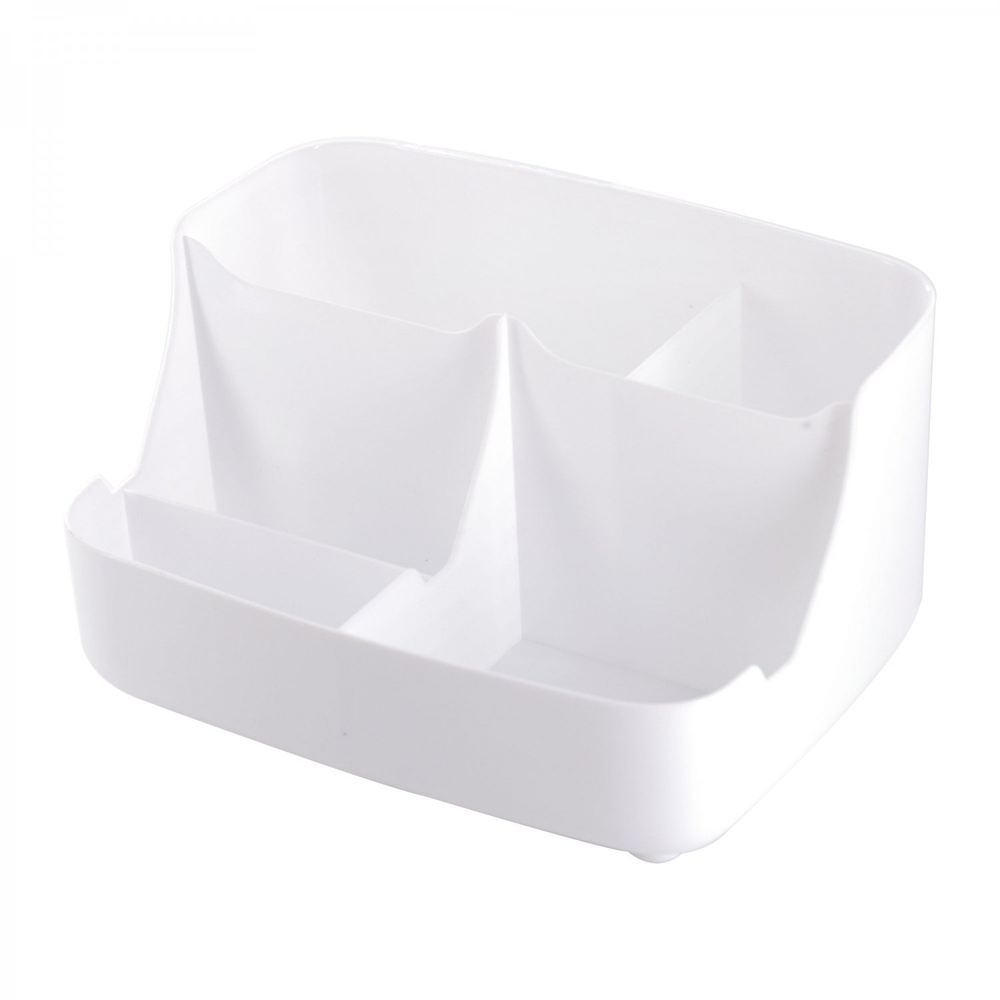 Подставка-органайзер д/канцтоваров, Alingar, пластик, прямоугольная, 20 см * 14 см, 5 отделений, белая