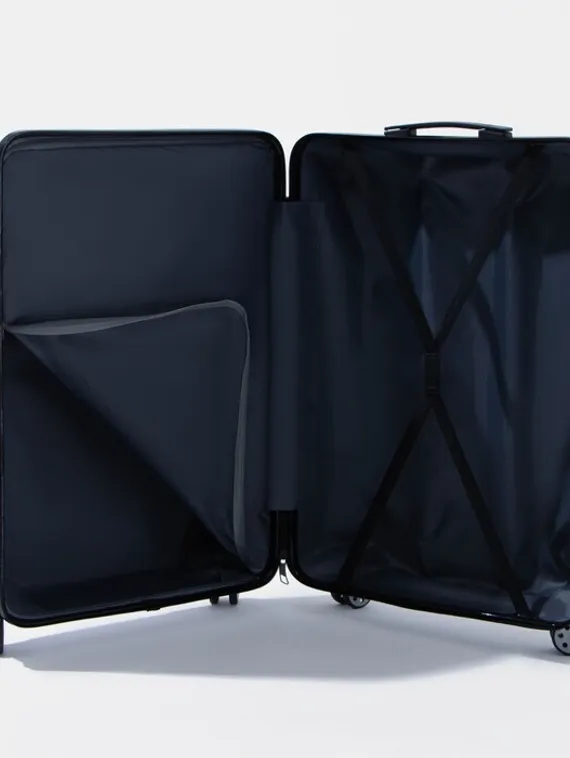 Чемодан большой 28", кодовый замок, цвет белый