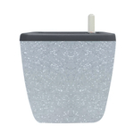 Горшок с автополивом InGreen Munchen D 210мм/5л с внутренней вставкой 2,2л, квадратный, светлый камень