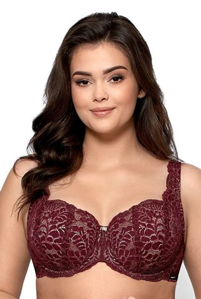Бюстгальтер-балконет Benita (Размер: 65E) (Цвет: бордовый)