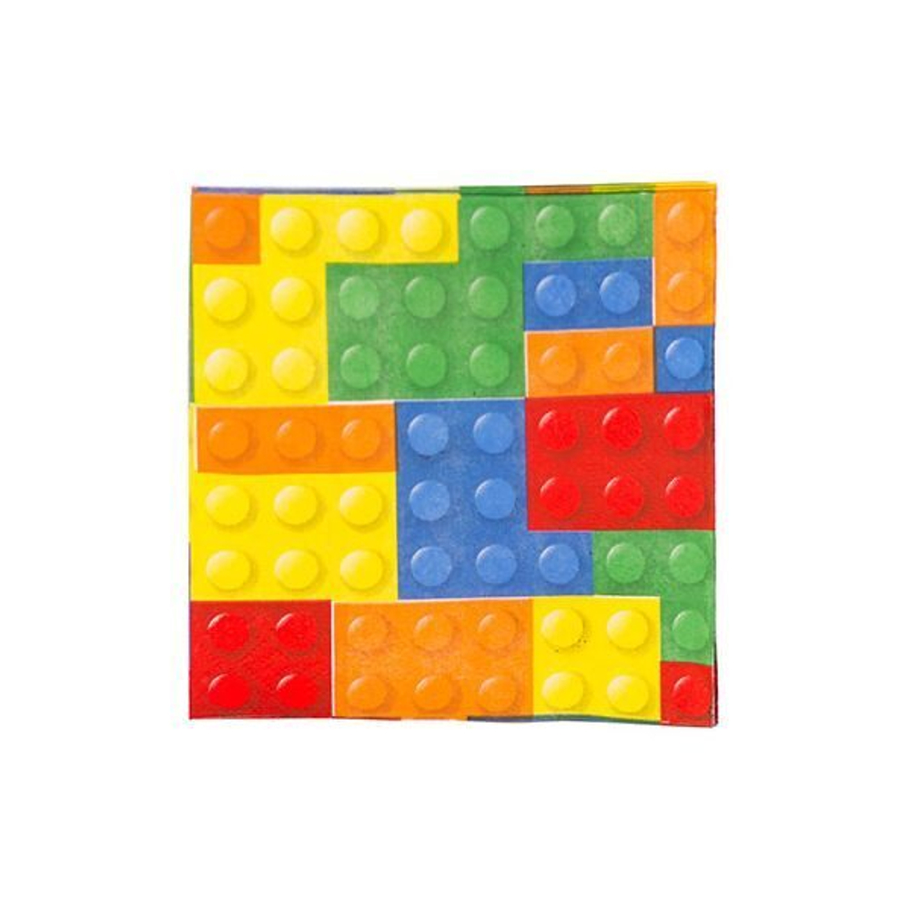 Салфетки большие Конструктор, 12 шт