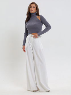 Лонгслив с двумя плечами