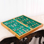 Металлический подарочный шахматный набор