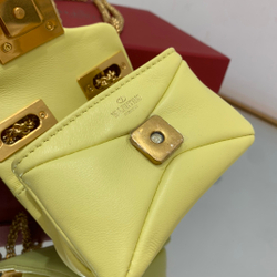 Valentino One Stud Micro Bag with Chain 11 cm