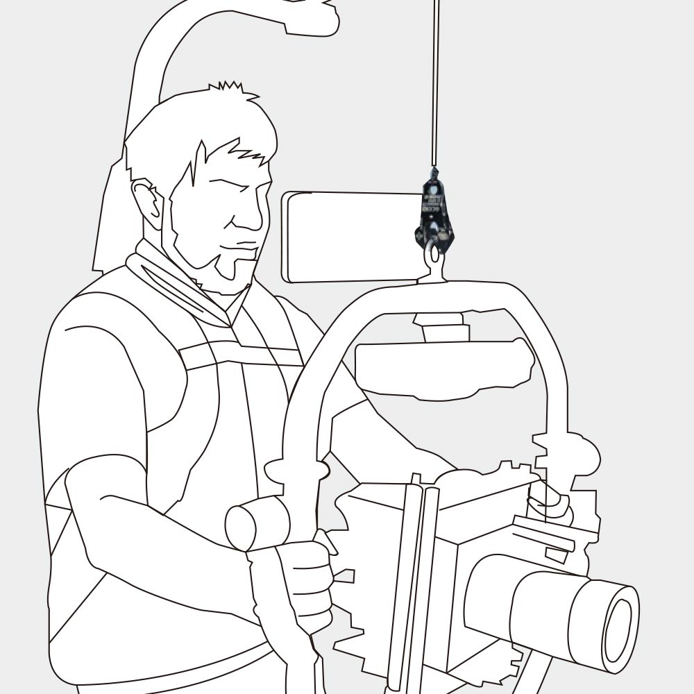 KUPO KS-157 Quick Release Frog Locking Carabiner. Держатель-карабин для систем Easy Rig