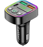 ФМ модулятор 2USB выхода+USB-C Bluetoolh  Erarldom ET-M103 1A с подсветкой