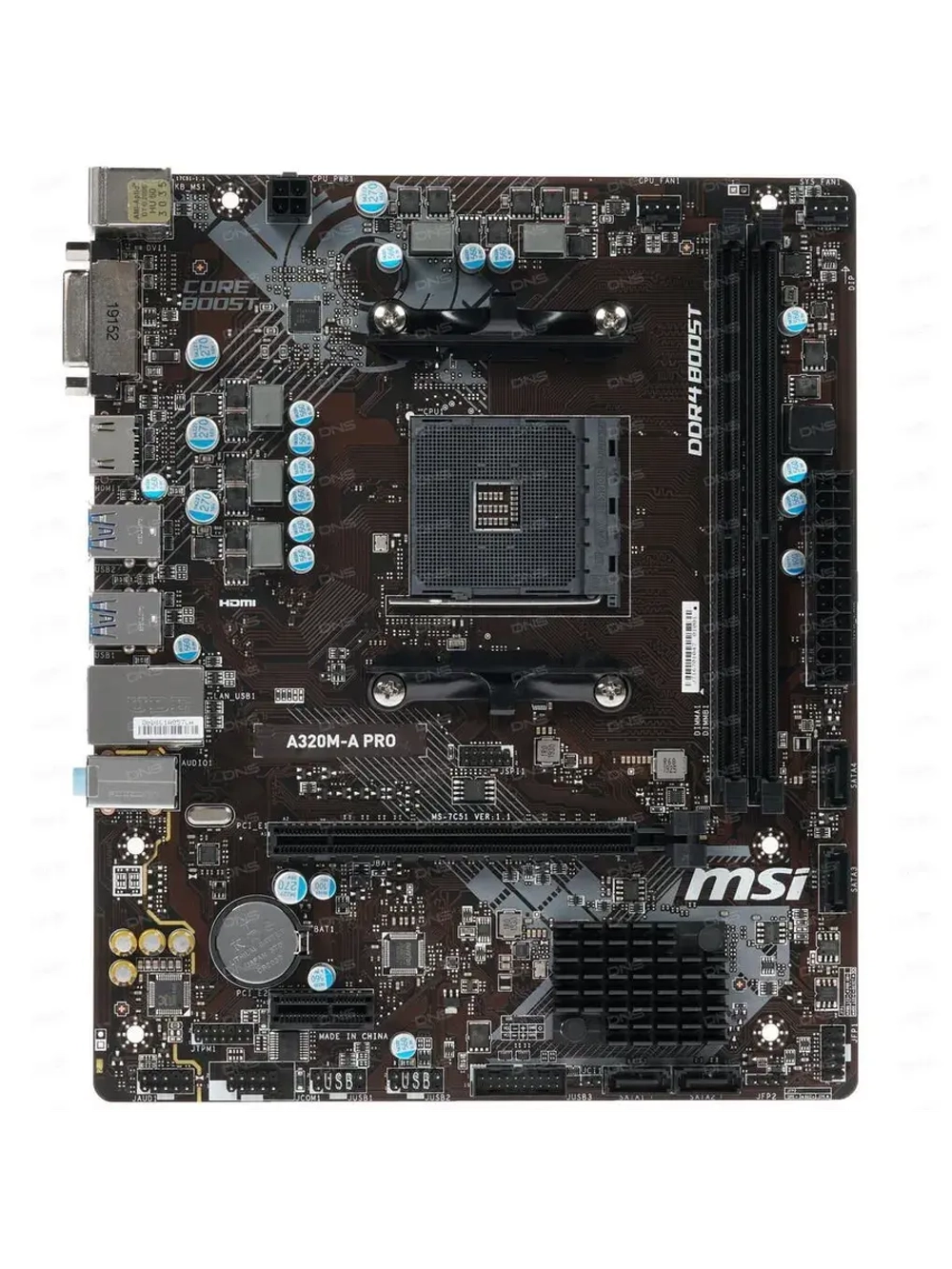 Материнская плата A320M-A PRO Micro-ATX DDR4