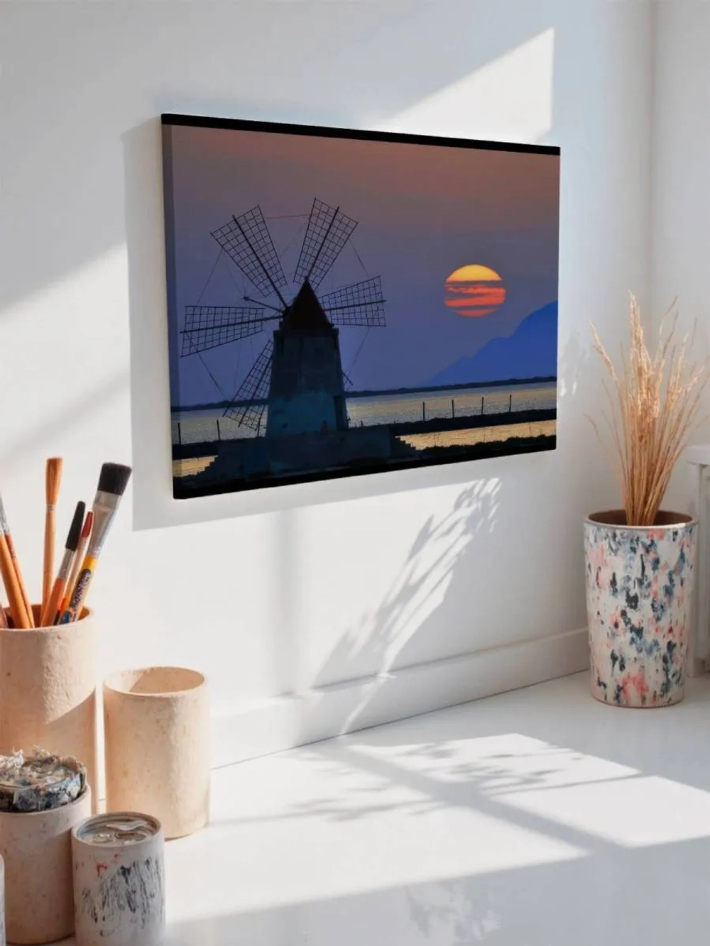 Картина на стену 40 X 50 Мельница