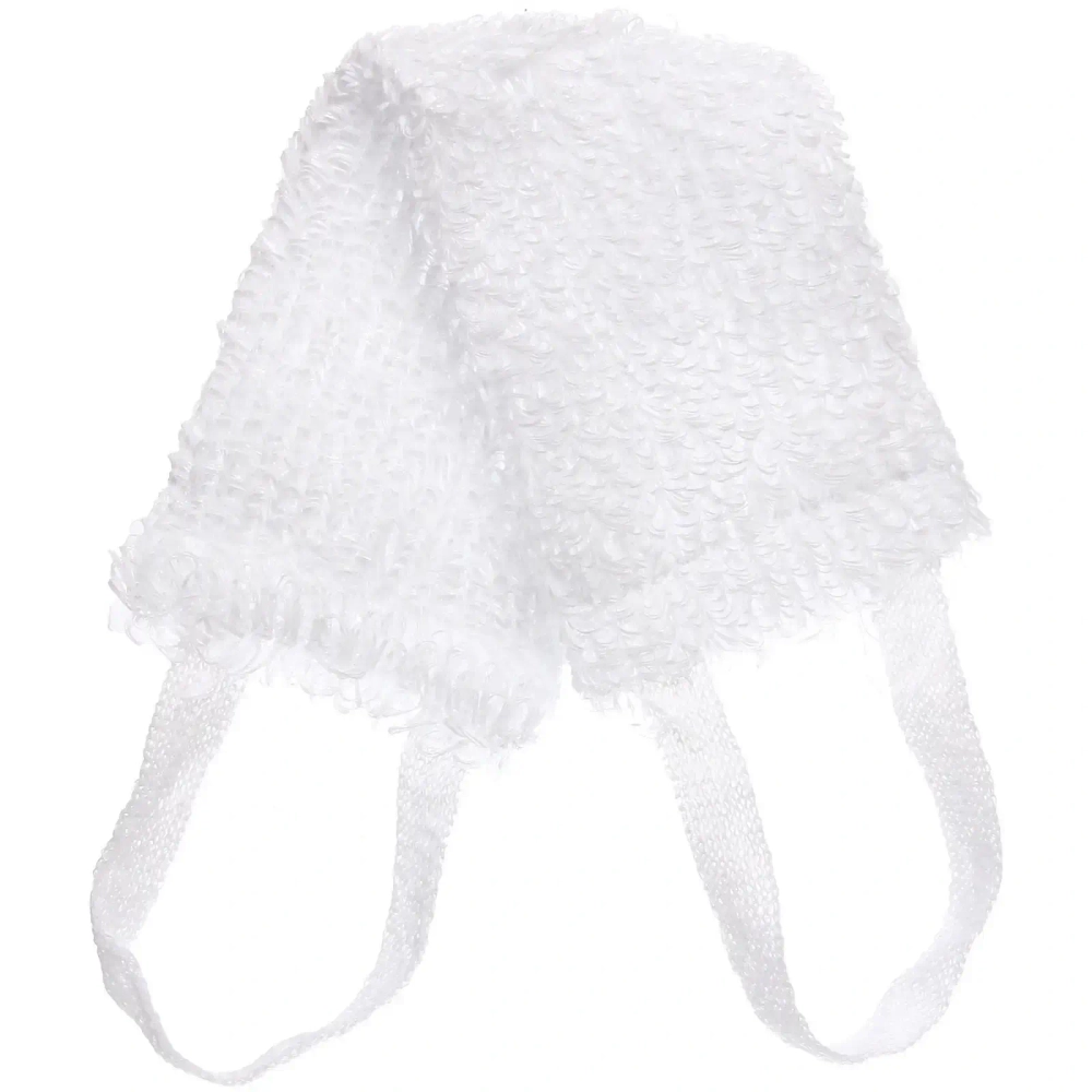 Мочалка для тела полипропиленовая «PREMIER», цвет белый, 42*15см