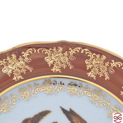 Набор тарелок Repast Охота красная Мария-тереза 21см (6 шт)