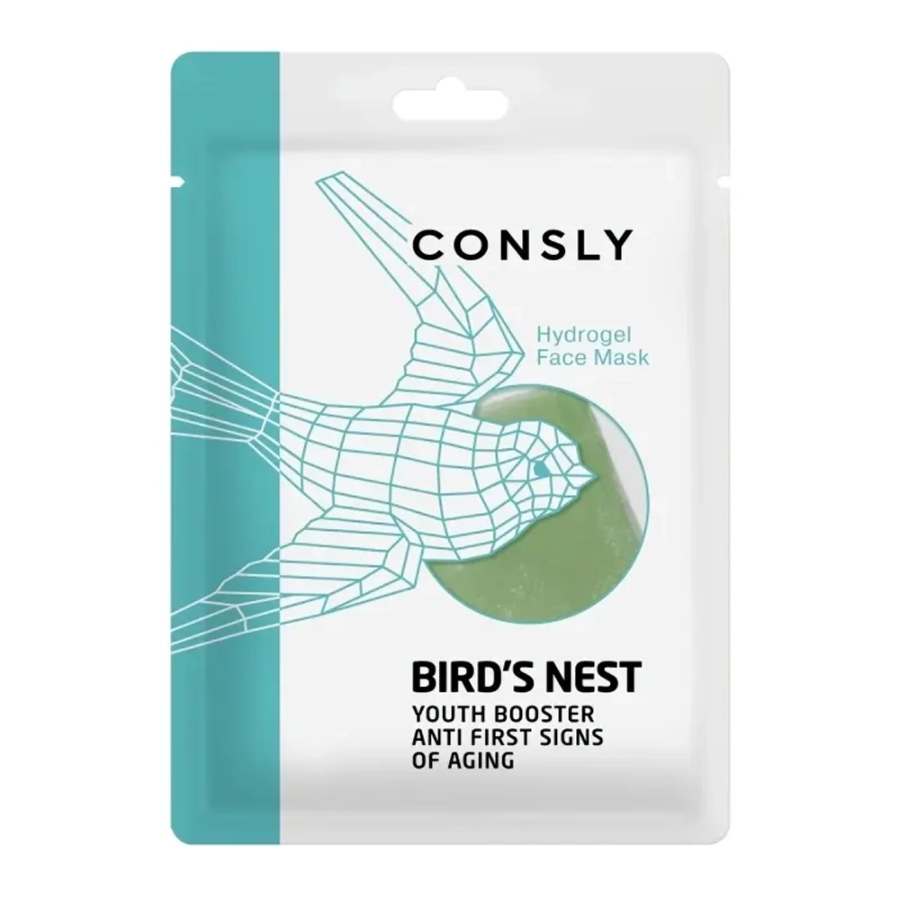 Гидрогелевая маска с экстрактом ласточкиного гнезда CONSLY Hydrogel Bird`s Nest Face Mask