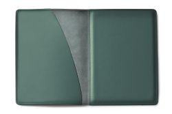 Папка "НА ПОДПИСЬ" из кожи цвет ЗЕЛЕНЫЙ