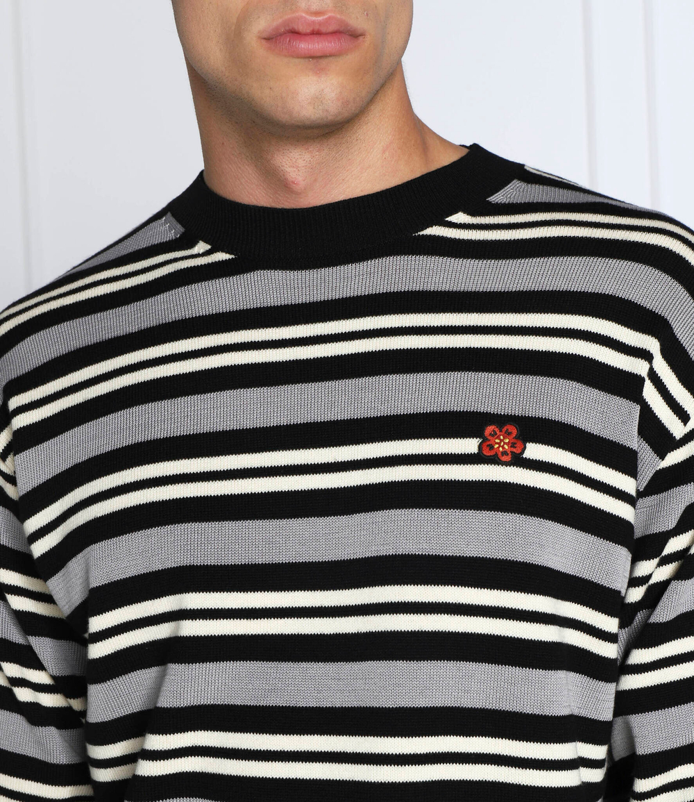 Хлопковый свитер Kenzo - серый(FC65PU3373CC)